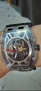 Toy Watch 自動機械鏤空手錶64242681703171110