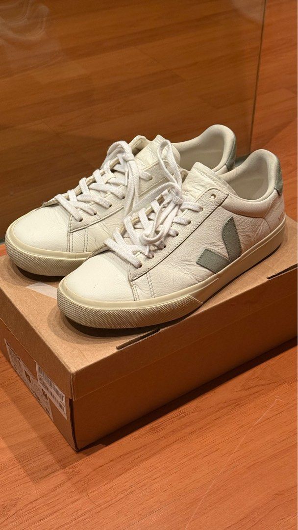Veja Campo Matcha (Category: Sneakers) located in Makati City. Submitted by raphcamero (Listing ID 1377801407, Image 1). Description: Veja Campo Chromefree Leather Matcha Size: US 9M Condition: 8.5/10 Comes with the box *Not open for any trade. Thanks!.