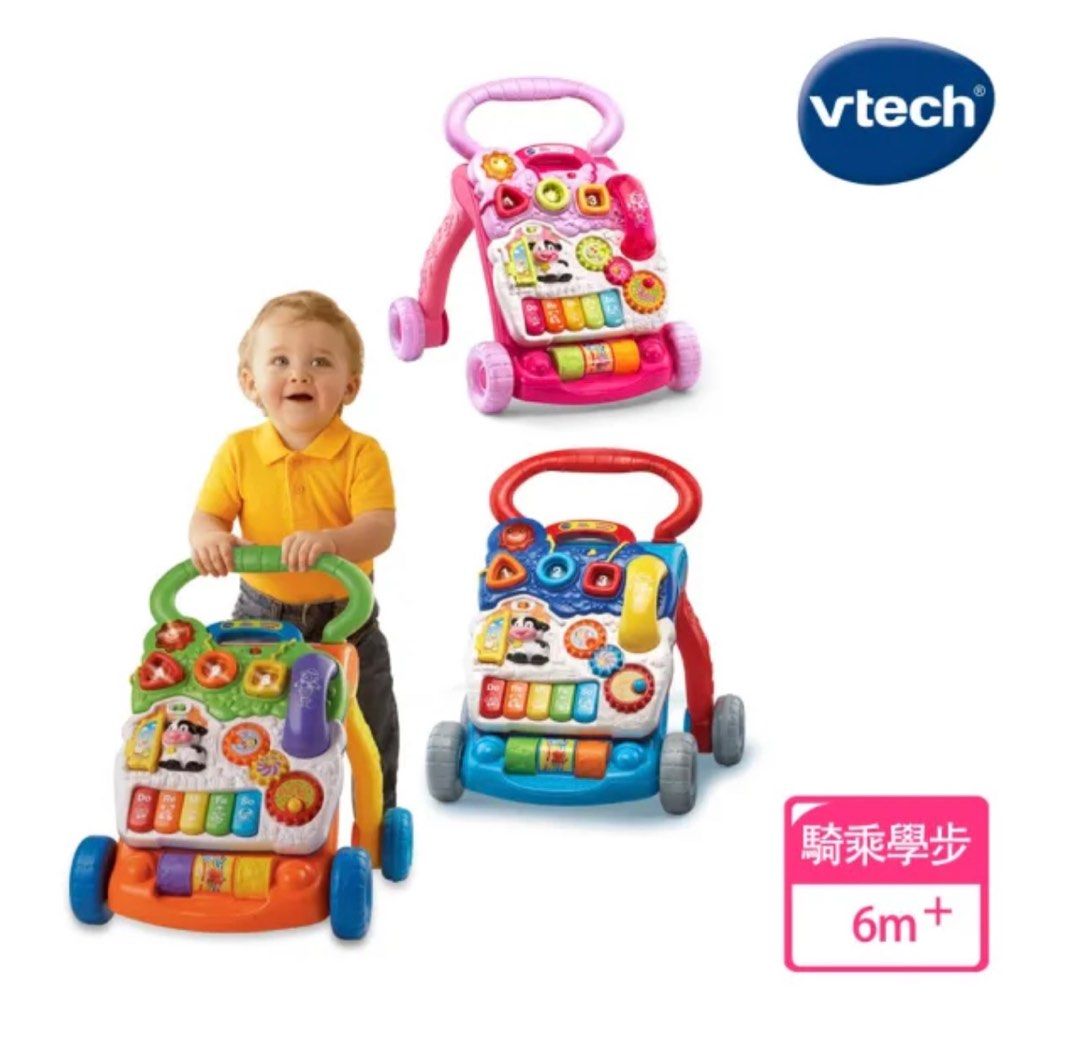由 tingting0420 (刊登 ID 1377876806，圖片 1) 提交，位於 台中市 (Taichung) 的 Vtech 寶寶聲光學步車（藍色） (類別：嬰兒玩具)，說明：9成新接近全新 只使用兩個禮拜小朋友就會走了 詳細介紹可上momo購物網上看。