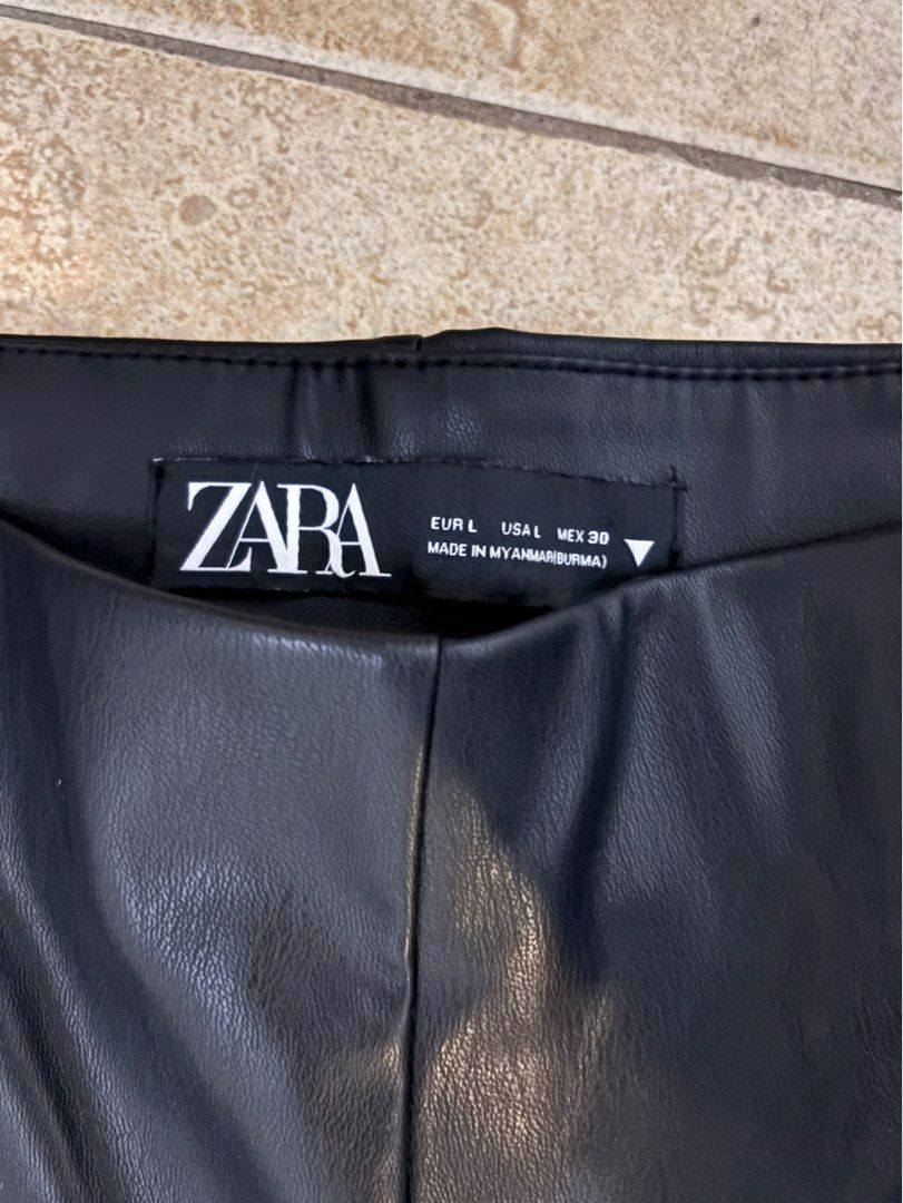 Zara Leather Pants (Category: Jeans) located in Quezon City. Submitted by sophabsells (Listing ID 1377862718, Image 1). Description: .