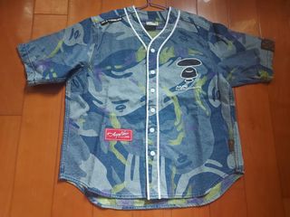 AAPE Camouflage Baseball Jersey629776568769311118
