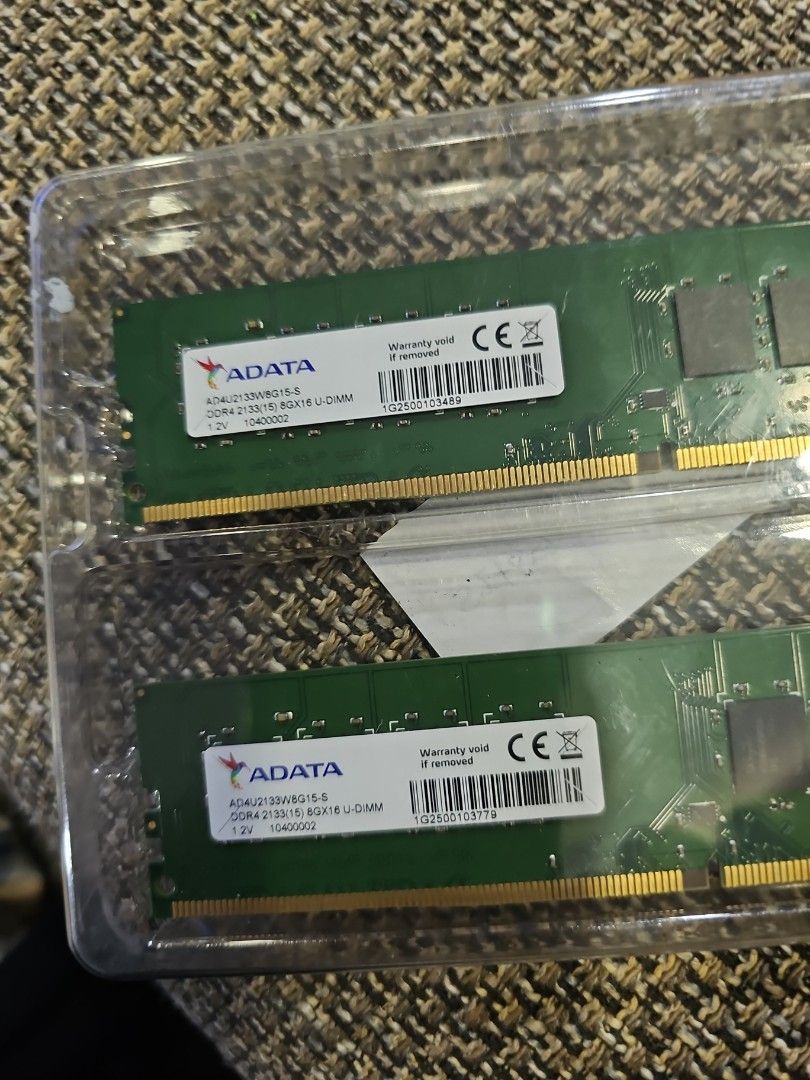 ADATA DDR4 2133MHz 8GBX2 Desktop RAM63223793011587111