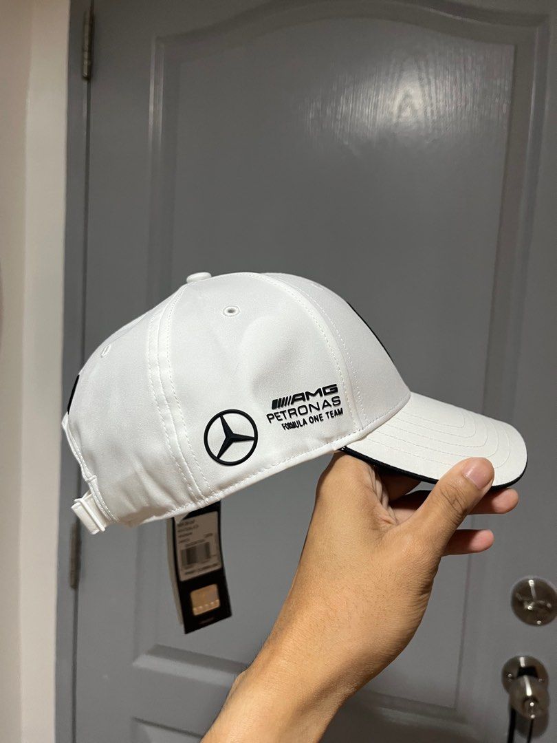 Adidas Mercedes Formula 1 Cap (Category: Caps & Hats) located in Taguig. Submitted by somebanothings (Listing ID 1372888797, Image 3). Description: Adidas Mercedes - AMG Petronas Formula 1 Team Driver White Cap New and unused. Fixed price. Size: OFSM (Men M/L) .