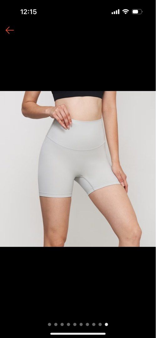 Air Active Yoga Biker Running shorts (Dripping Ash) (Category: Activewear) located in Singapore. Submitted by cruelings (Listing ID 1372894580, Image 1). Description: Size 6, Measurements behind Free tracked mailing.