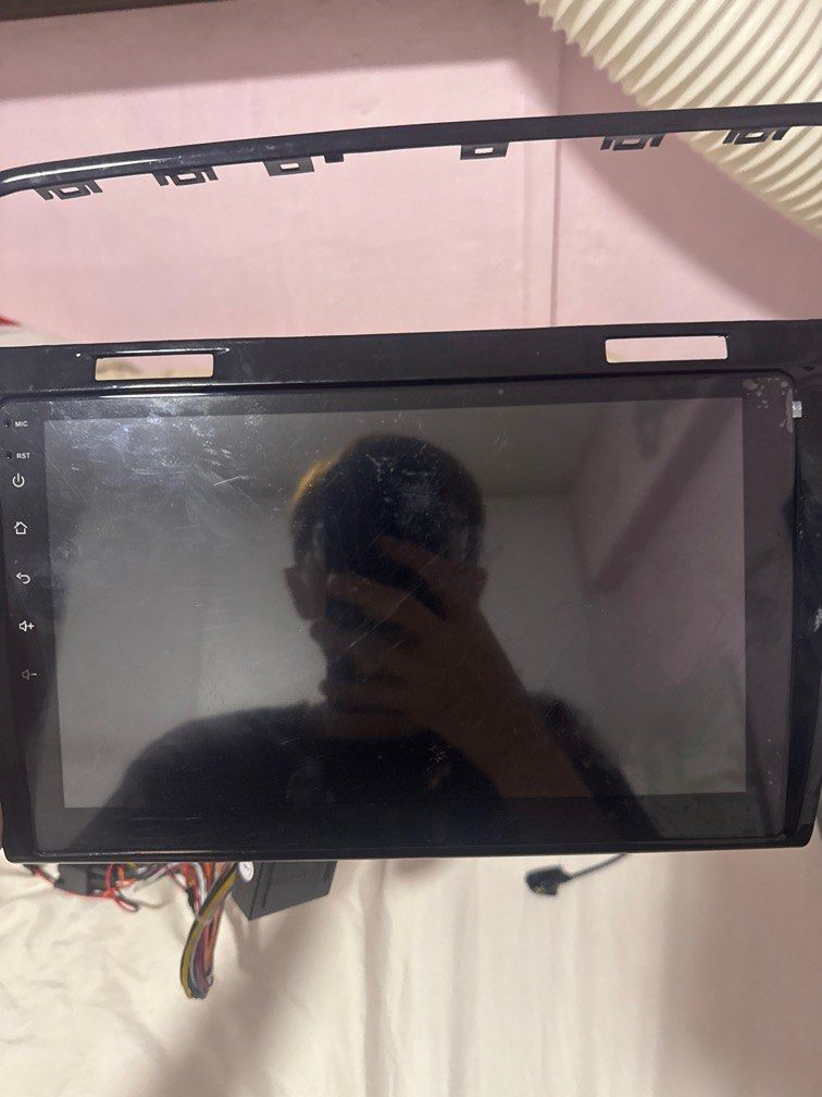 Android player head unit (Category: Audio Systems) located in Singapore. Submitted by bingxian (Listing ID 1373011389, Image 1). Description: -Pro4 8 Core 2K Screen (4G Ram + 64G Rom) The casing is for golf mk 7/7.5.