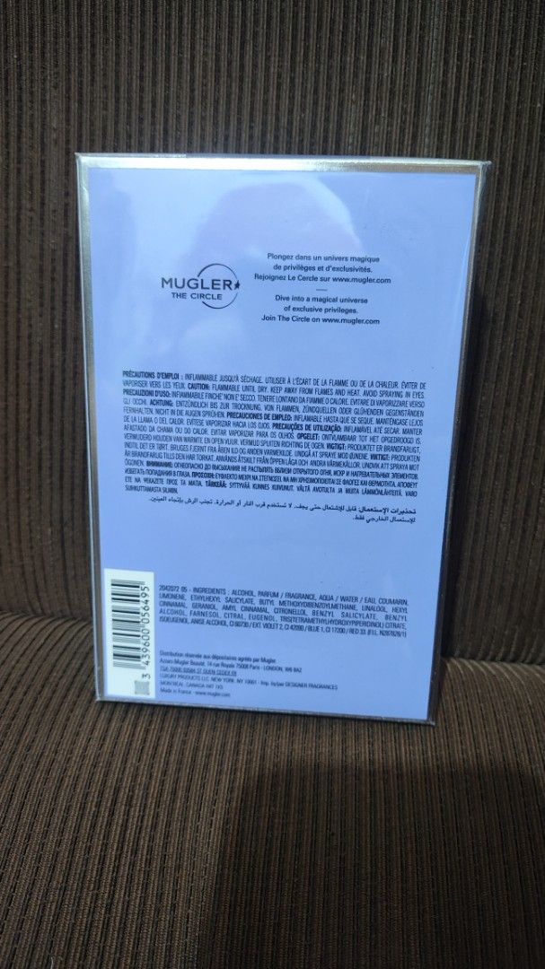 Angel EDP 50mL Thierry Mugler (Category: Fragrance & Deodorants) located in Manila. Submitted by cookiegirl.closet (Listing ID 1372939897, Image 3). Description: Original Sealed Preorder 2-4 weeks ETA (50% DP).