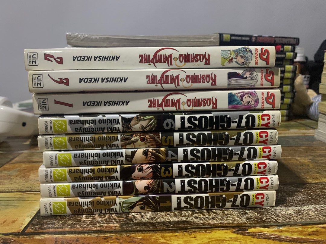 Assorted Manga (Category: Comics & Manga) located in Binan City. Submitted by matthewjct (Listing ID 1372867751, Image 1). Description: Manga 07 Ghost - for all 1300 Are you alice - for all 1300 Pokémon - 200 each 350 both Blue exorcist 2 - 350 Nozaki kun - 275 Rosario Vampire - for all 750 Take all for 3.2K.