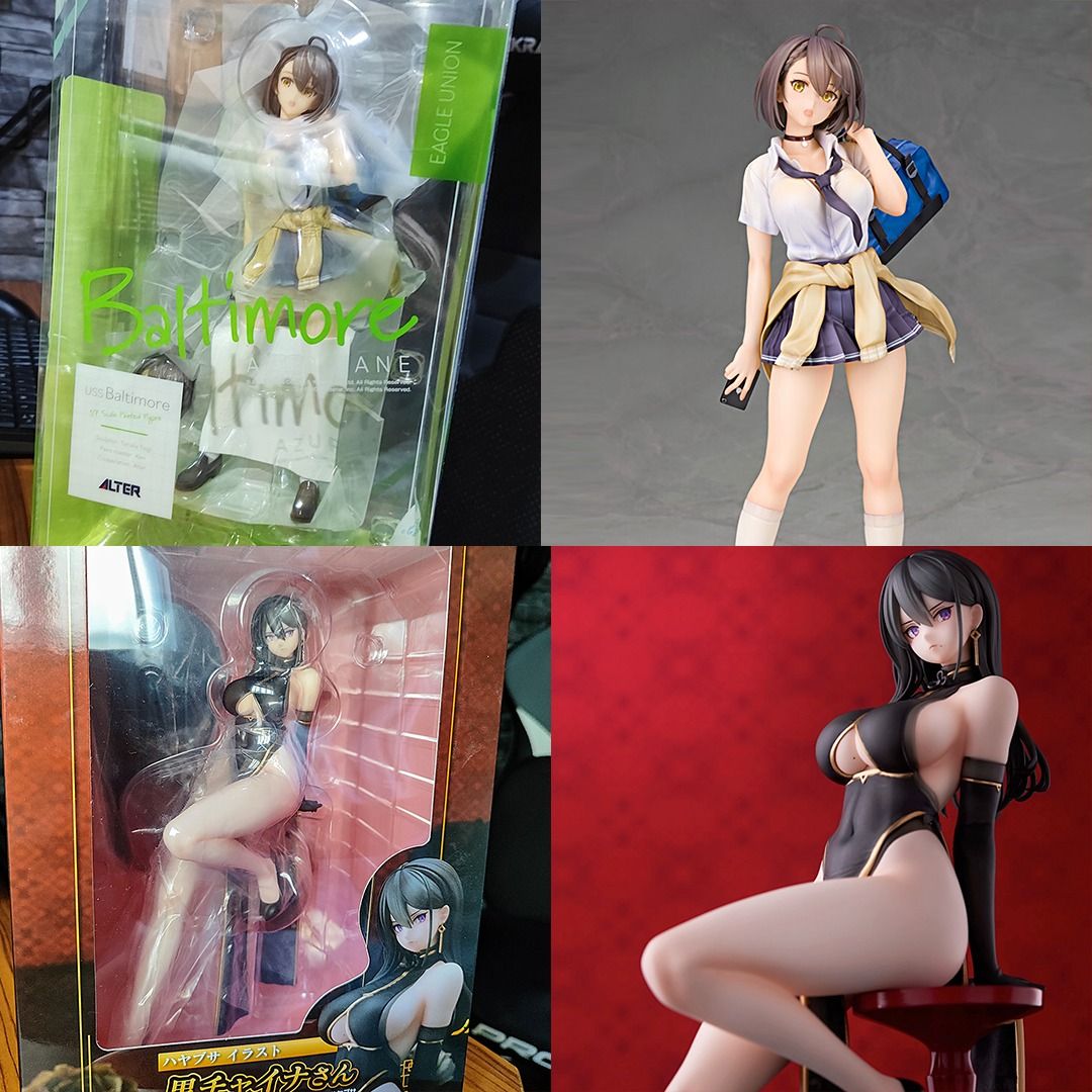 AUTHENTIC 1/7 Scale Anime Figures (Category: Figurines & Statues) located in Quezon City. Submitted by artc6re (Listing ID 1372863664, Image 1). Description: [FOR SALE ONLY] 1/7 Scale Anime Figures ✓ ALL FIGURES ARE BIB and IN EXCELLENT CONDITION - NO ISSUES ✓ PRICES ARE FIXED - Lowballers will be ignored and reported 1. Azur Lane Baltimore After School Version - 8K 2. Union Creative Kuro China-san - 7K Location: QC Payment thru GCash. Pickup at 