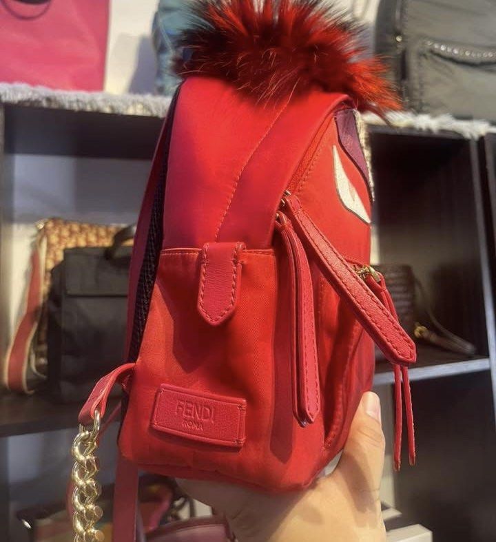 Authentic Fendi Backpack (Category: Luxury Bags & Wallets) located in Quezon City. Submitted by jhaediah (Listing ID 1373047915, Image 2). Description: original preloved good condition .
