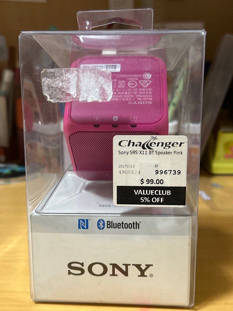 Bluetooth speaker (Category: Portable Audio Accessories) located in Singapore. Submitted by ima_leka (Listing ID 1372981936, Image 1). Description: Sony SRS-X11 Bluetooth speaker. Original packaging, comes with charging wire and a strap as well. .