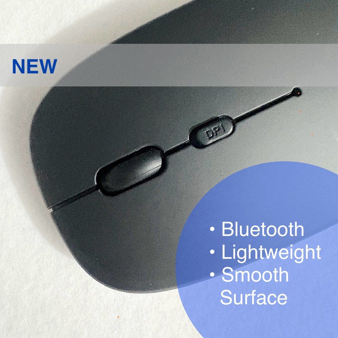 Bluetooth Wireless Mouse - Smooth Scrolling
