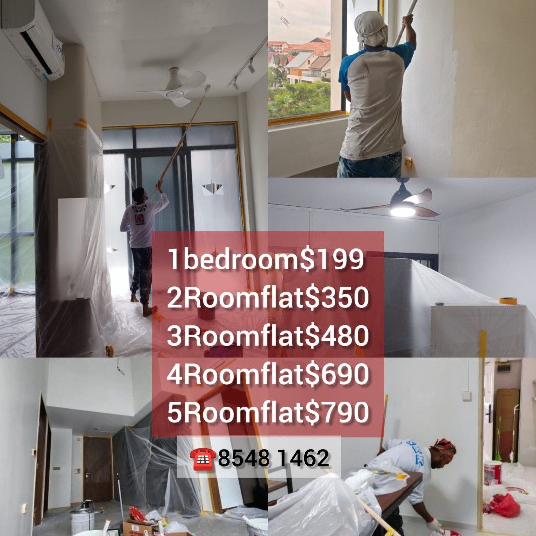 Cheapest painting service on all type of house,hdb,bto,condo,relase house, commercial area 💯🌈628631147599371126