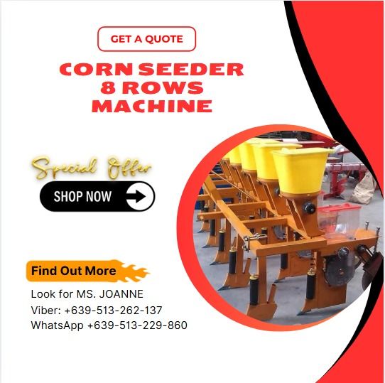 Corn seeder 8 rows Machine, Everything Else, Others on Carousell