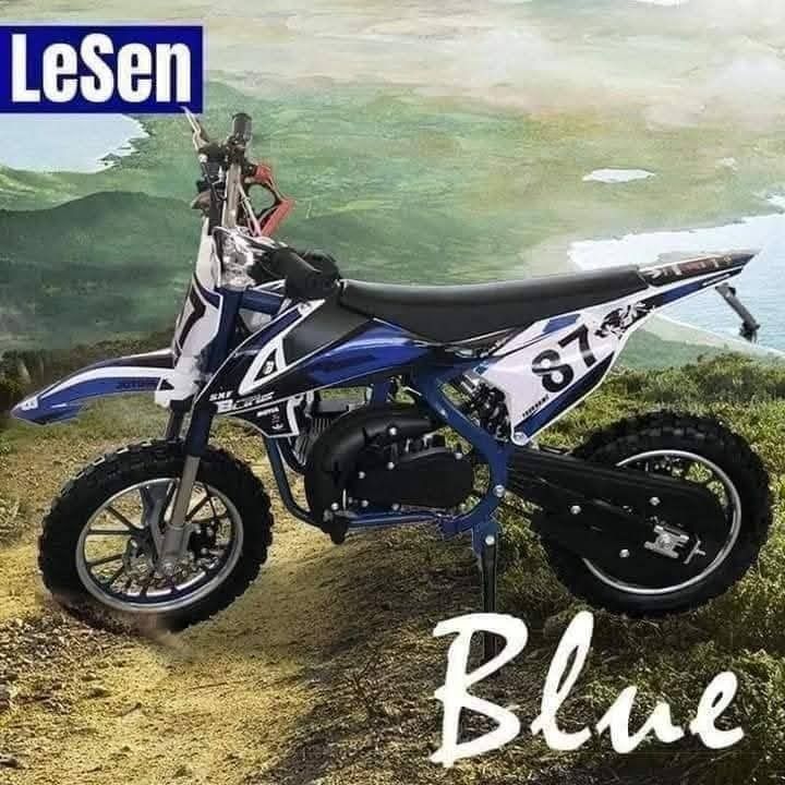 ENDURO 87 Motorcycle Ride on for kids (Category: Bicycles) located in Pasay City. Submitted by joyful_mayette (Listing ID 1373005458, Image 2). Description: ENDURO 87 Motorcycle Ride on for kids Price: 8,500 PHP Color available: Blue, Black, Red and Orange ♦️ 49cc/ Dual Pipe ♦️ Engine displacement: single cylinder, two-stroke ♦️ Ignition mode: pull start (pull rope rebound start) ♦️ Tire size: 12 x 2.75 front and rear ♦️ Fuel tank capacity: 1.5 l