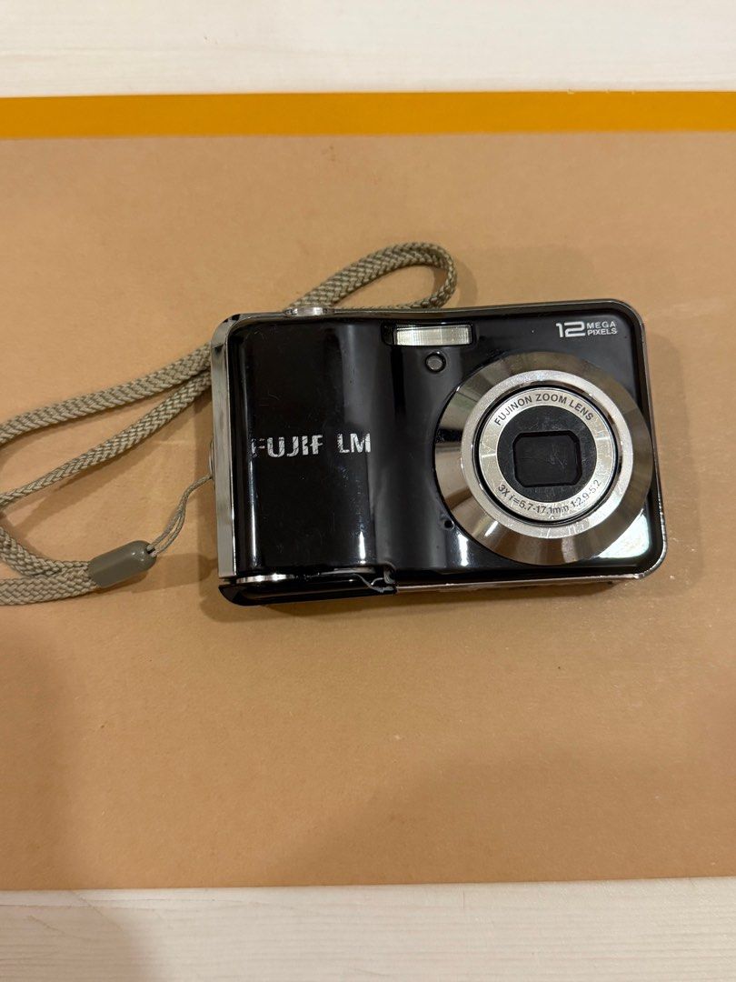 FUJIFILM AV100 12MP digital camera (Category: Cameras) located in Dasmarinas. Submitted by cafinds (Listing ID 1373004035, Image 1). Description: FUJIFILM AV100 12MP digital camera - hard to let go but i want to upgrade - my most well taken care of digicam - so so nice outputs - uses 2 AA batteries (not included) - uses SD memory card (not included) - still in good condition but 7/10 cosmetics - all buttons and flash are working - issues: paint e