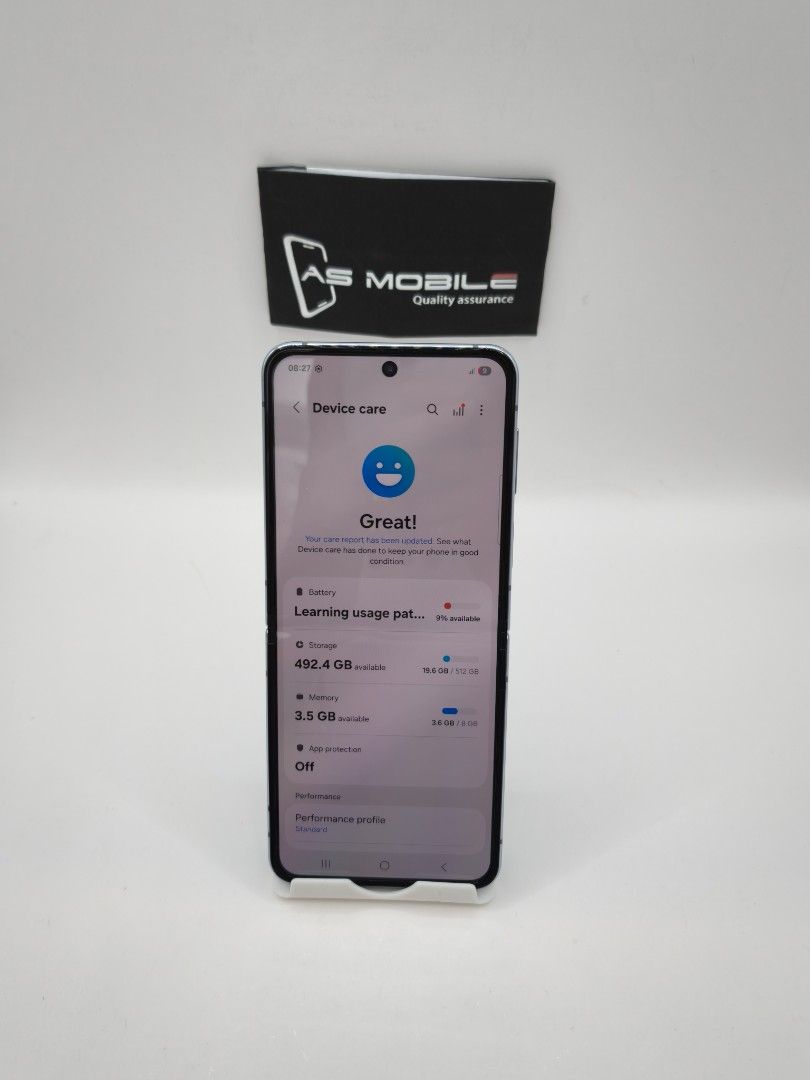 Galaxy Z Flip 4 512GB Blue (Category: Samsung) located in Singapore. Submitted by asmobile.bugisstreet (Listing ID 1372988295, Image 2). Description: .