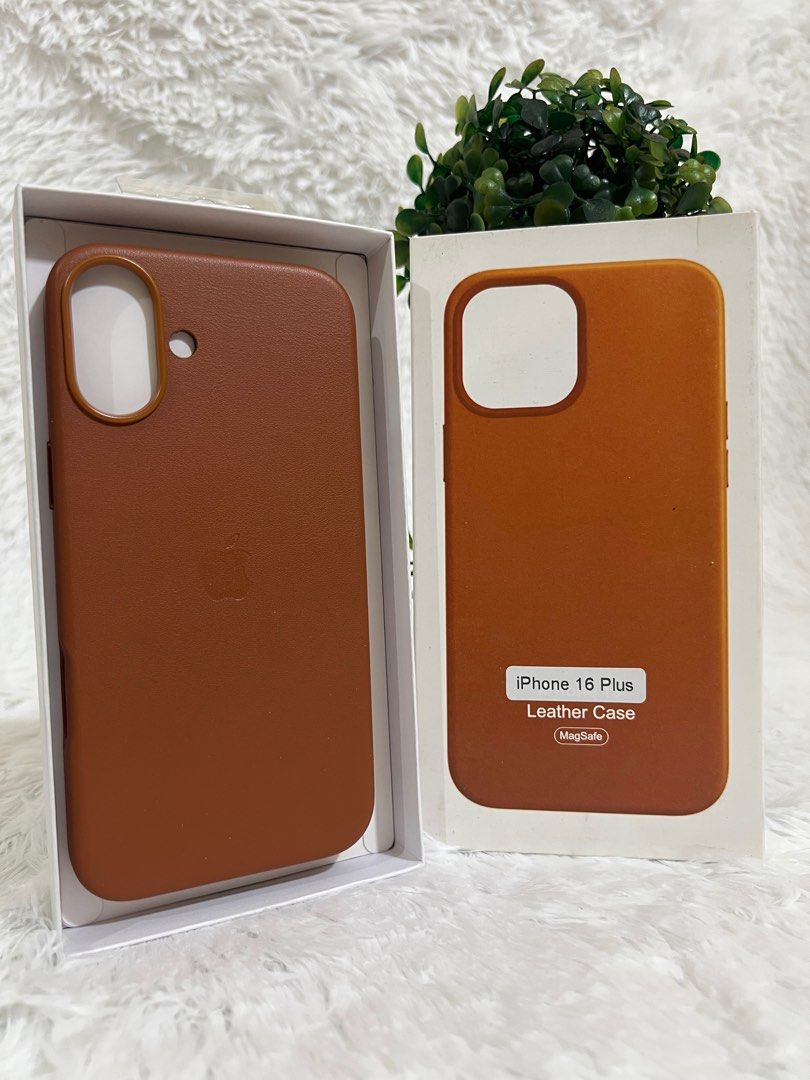 iPhone 16 Plus Magsafe Leather Cases (Category: Cases & Sleeves) located in Manila. Submitted by mercedgret74092 (Listing ID 1372980504, Image 1). Description: Screen protectors also available -Clear -Matte -Privacy.