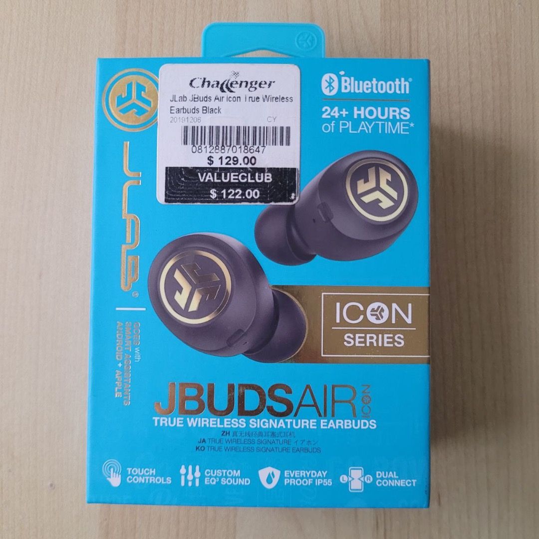 JLab Buds Air Icon Gold True Wireless Earbuds (Parts), Audio, Earphones ...