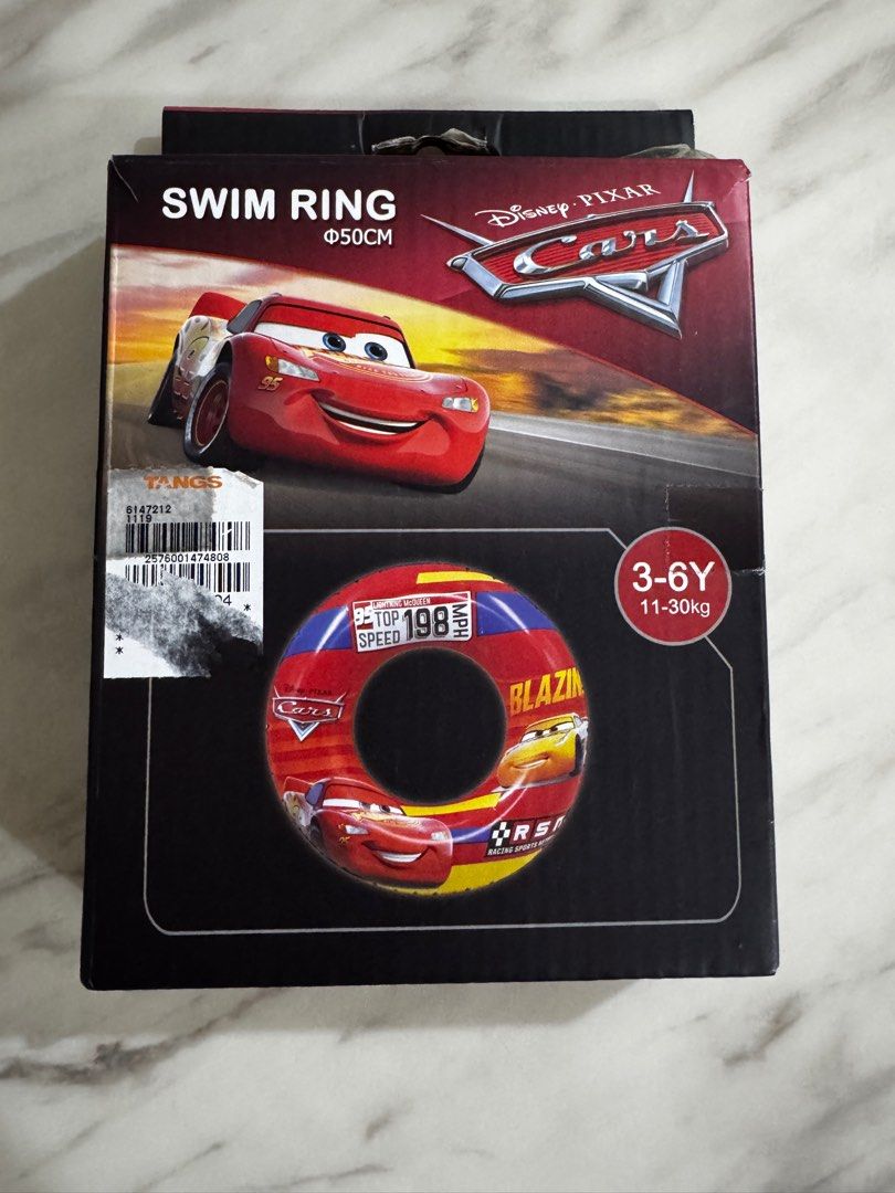 Light new McQueen Ring Float (Category: Other Sports Equipment and Supplies) located in Singapore. Submitted by jellycat15 (Listing ID 1373025552, Image 1). Description: Light new McQueen Ring Float Suit 11-30Kg $ 10 Self collect at Jurong West Street 64.