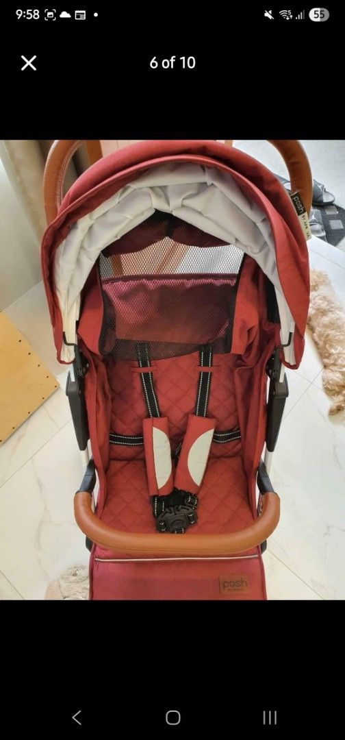 Stroller Lightweight good suspension by Apruva (Category: Strollers) located in Pasig City. Submitted by katdli (Listing ID 1373006412, Image 2). Description: easy to fold and unfold, and smooth ride as well.