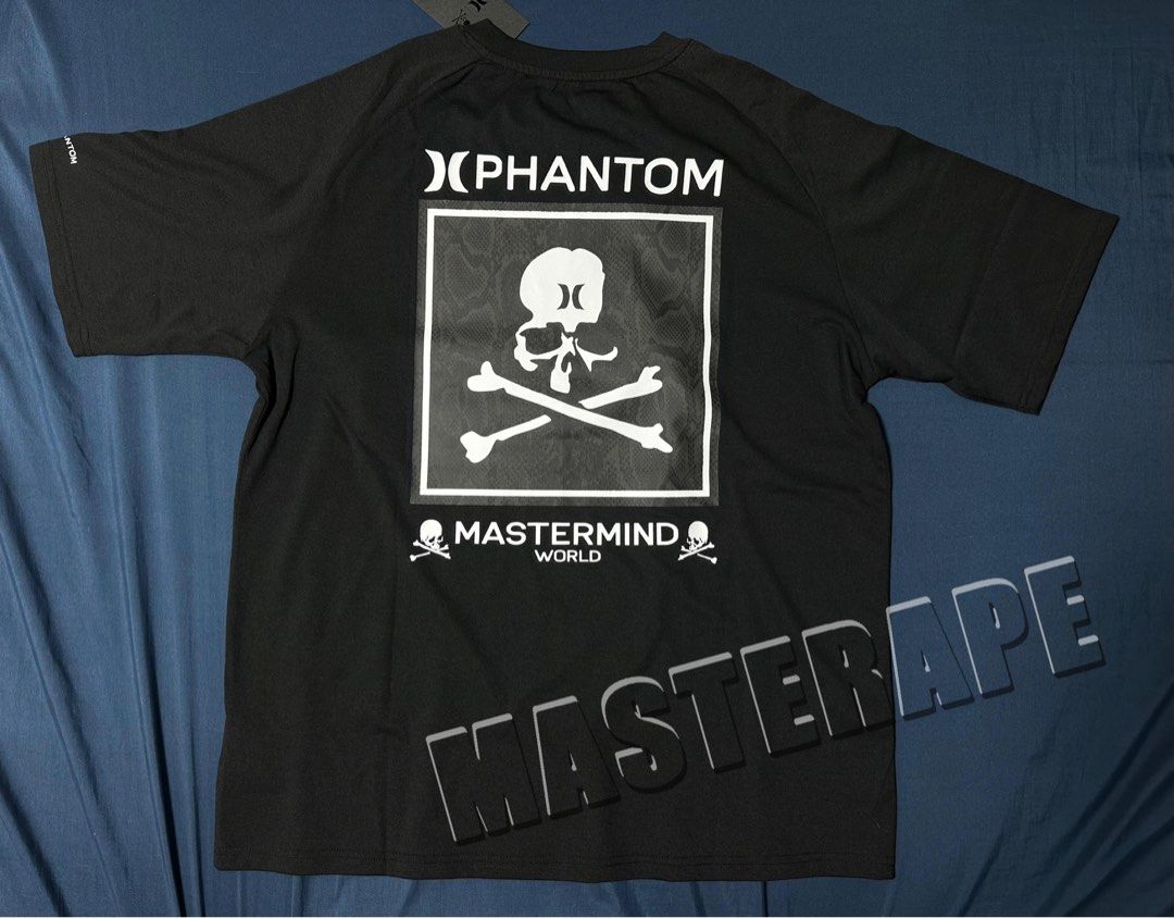 HURLEY MASTERMIND PHANTOM S/S TEE Hurley × MASTERMIND PHANTOM