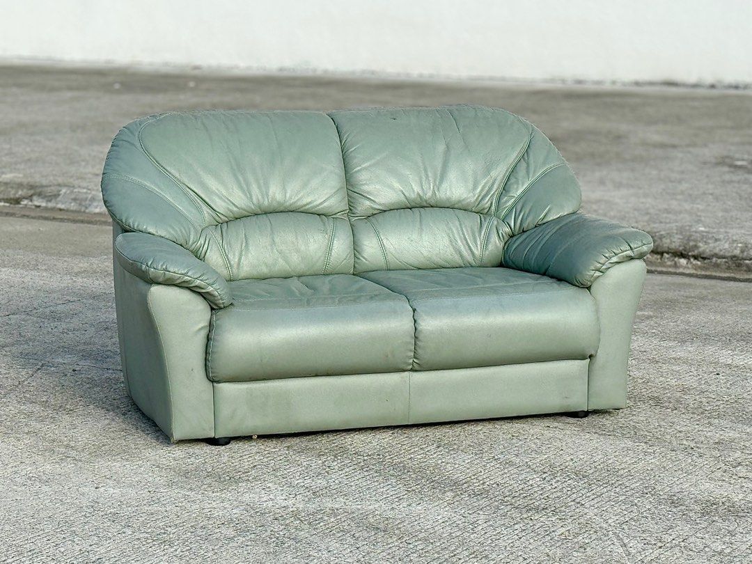 Modern Leather 2 Seater Sofa (Category: Sofas) located in Bulacan. Submitted by rock_off.thriftshop.ph (Listing ID 1372985272, Image 2). Description: .