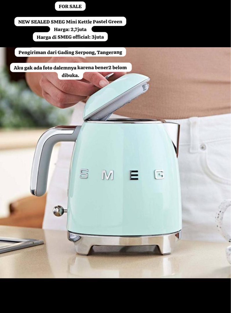 Pastel Green Smeg Kettle And Toaster Smeg Pastel Green Kettle Smeg