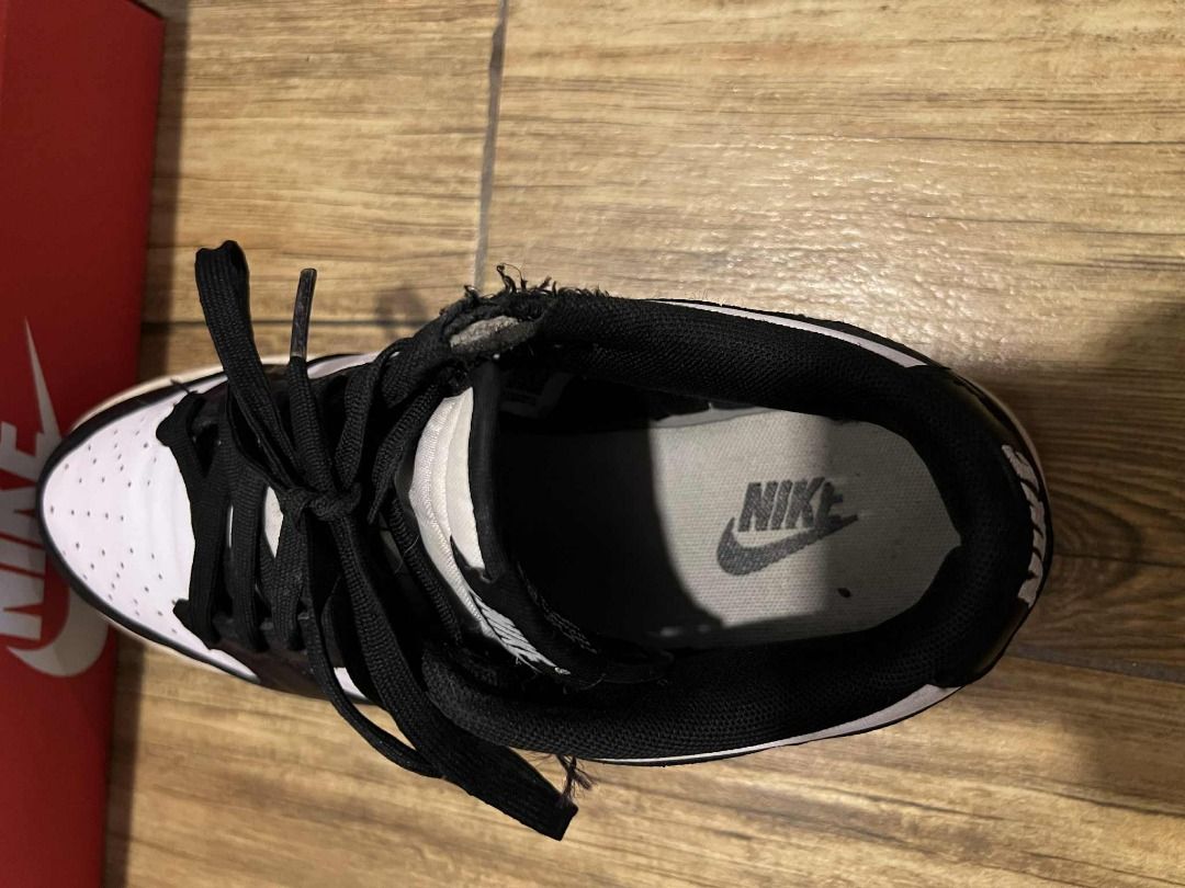 Nike Dunk Low “Panda” (Category: Sneakers) located in Manila. Submitted by je3256206 (Listing ID 1372986847, Image 2). Description: ✅ 100% Authentic | 👟 Used with Minor Tears (Repairable) One of the most popular and cleanest colorways out there. Classic black-and-white combo that goes with literally anything. 🛠️ Has small tears – can be easily repaired at spots like Mr. DIY or Mr. Quickie. Still wearable as is. 💸 Only ₱999 – steal deal for leg