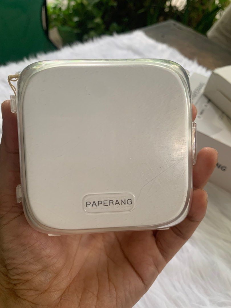 Paperang P1, mini wireless inkless photo printer (Category: Printers, Scanners & Copiers) located in Santa Rosa. Submitted by totsytrove (Listing ID 1372897603, Image 3). Description: ~ Payment First ~Mode of payment :Gcash ~Corier:J&T or Lalamove💛 .