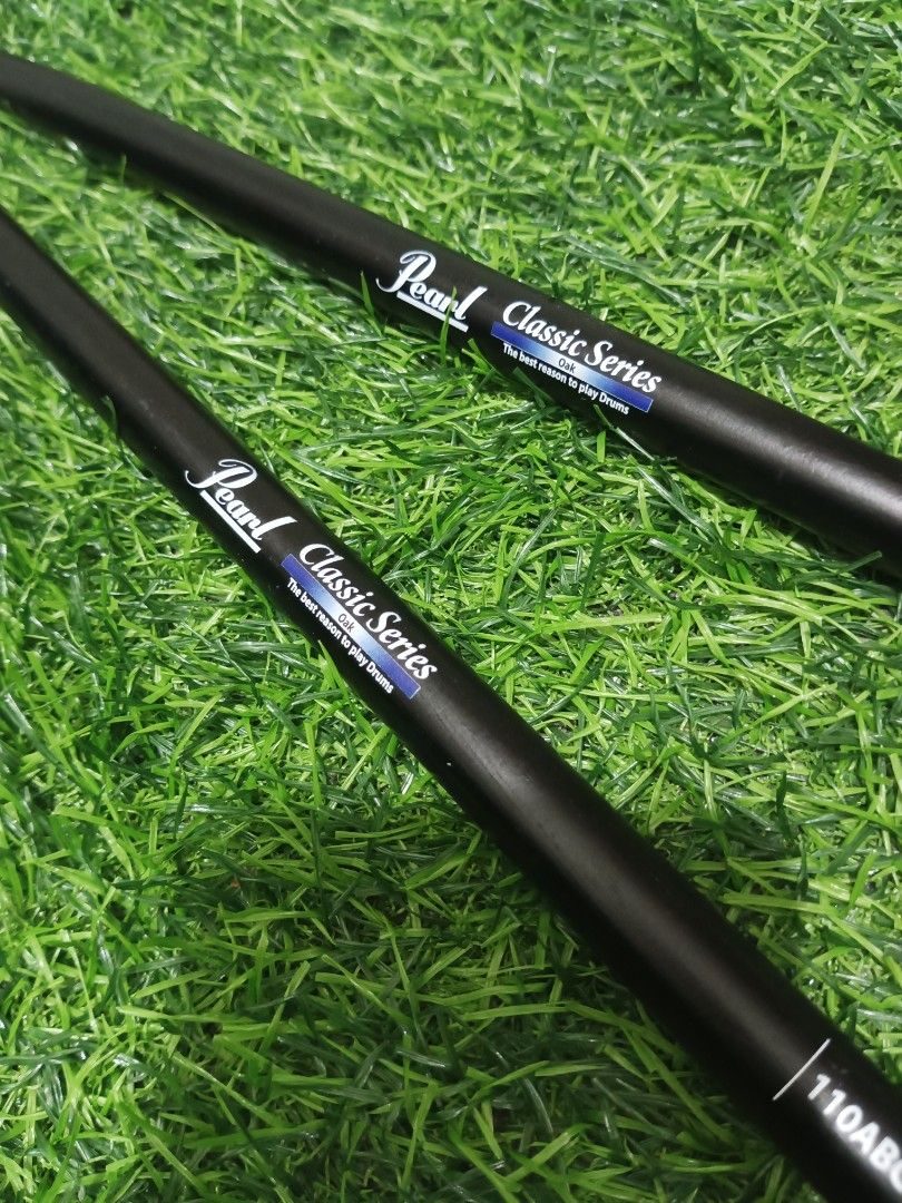 Pearl Drumsticks Pair 110ABC (Category: Musical Instruments) located in San Pablo. Submitted by xamthing_cute (Listing ID 1373013332, Image 2). Description: Pearl Drumsticks Pair 110ABC -oak black lacquer -like new MOD: Flash Express only (buyer's expense) MOP: GCash (payment first before shipping), NO COD.
