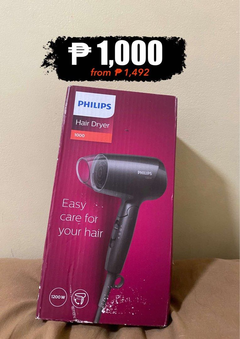Philips Hair Dryer (Category: Hair) located in San Juan City. Submitted by aringirl (Listing ID 1372963089, Image 1). Description: .