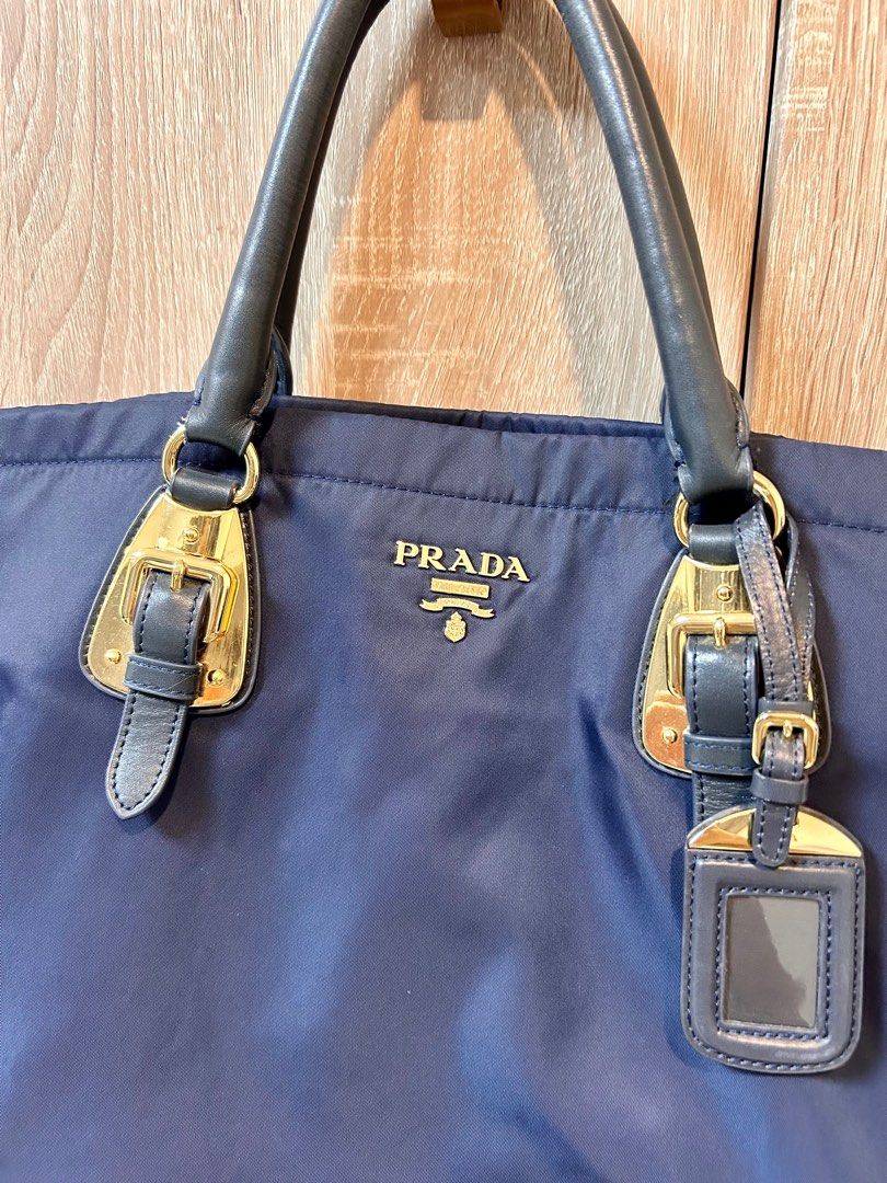 PRADA 2-WAY TESSUTO NYLON TOTE BAG (Category: Luxury Bags & Wallets) located in Cebu City. Submitted by shop.bydee (Listing ID 1373003275, Image 3). Description: PRADA 2-WAY TESSUTO NYLON TOTE BAG •Authentic •RFS: Rarely used •Price Negotiable .