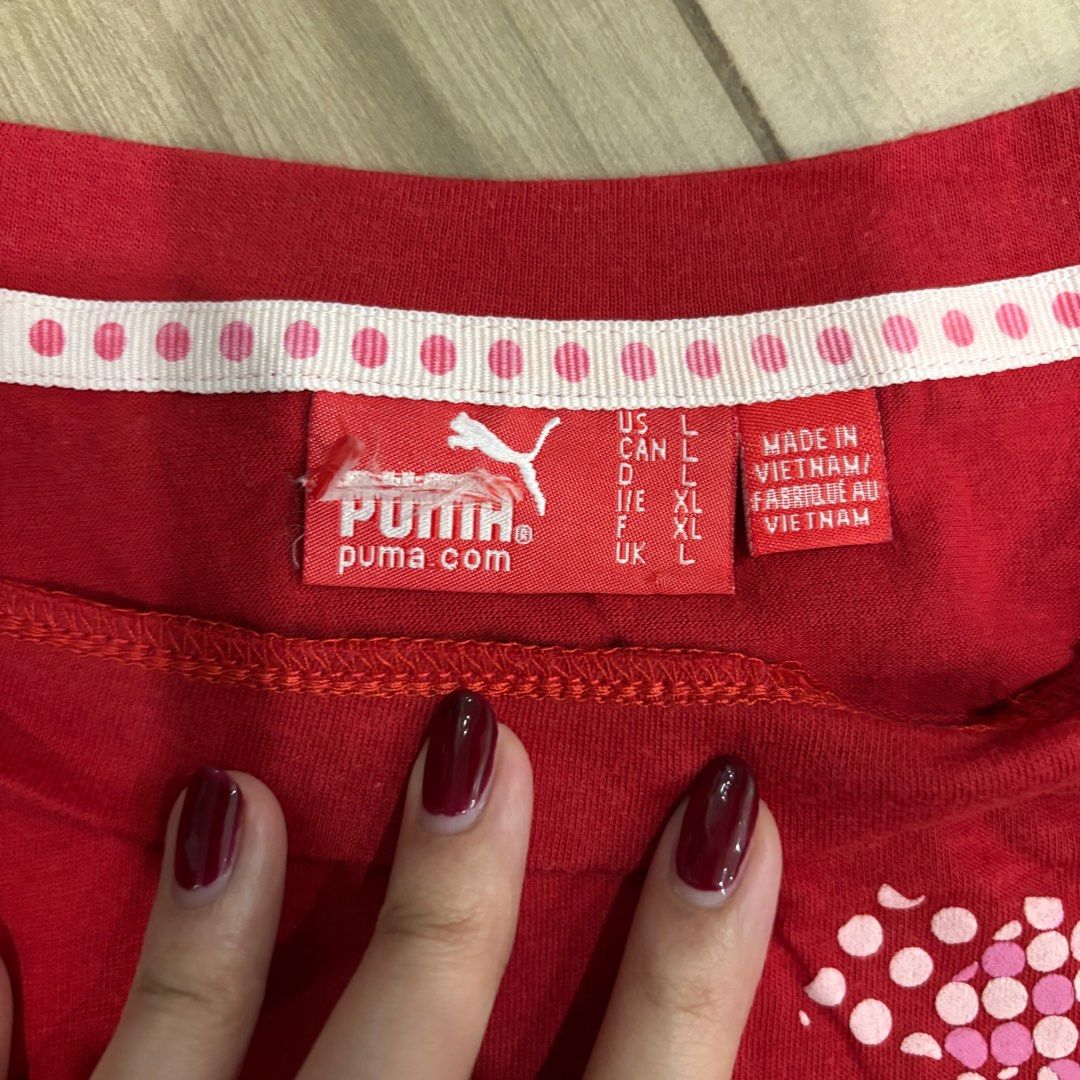 RED PUMA SHIRT (Category: Shirts) located in Caloocan City. Submitted by j.taberna (Listing ID 1372995753, Image 2). Description: RED PUMA SHIRT SIZE: LARGE NO STAINS! ‼️PRICE STILL NEGOTIABLE‼️.