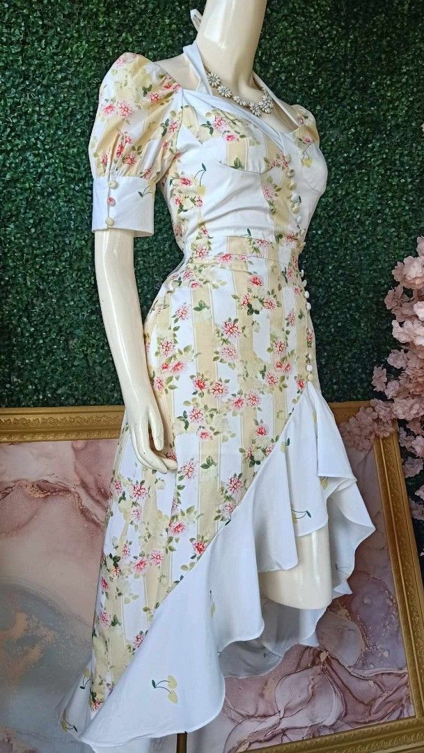 Rose Floral dress (Category: Dresses) located in Tarlac. Submitted by yoona88 (Listing ID 1372968786, Image 3). Description: Inspired floral dress.