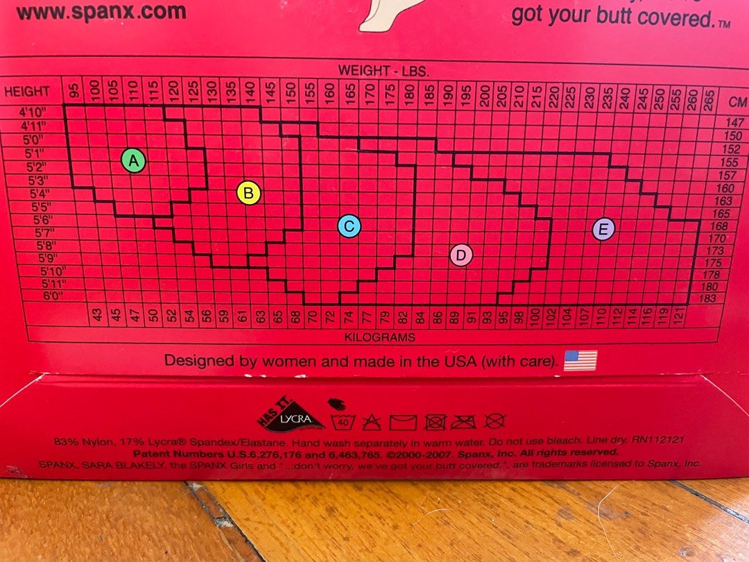 SPANX Footless Shapewear Pantyhose | Tummy Control Body Slimming USA Original (Category: Undergarments & Loungewear) located in Manila. Submitted by bessmarvin (Listing ID 1372888267, Image 3). Description: By Sara Blakely original- 3 pairs available-spice, black, nude. Size B pls refer to table of sizing for reference. Price is each. ✨ Bess Marvin Curated Finds ✨ One of the world's most trusted shapewear brands. This authentic SPANX Footless Bod