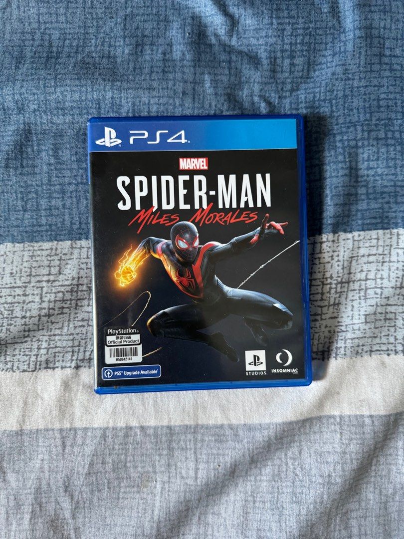 Spider-Man Miles Morales PS4 CD (Category: PlayStation) located in Pasig City. Submitted by robbiseraphin (Listing ID 1372972333, Image 1). Description: Selling: Spider-Man Miles Morales for the PS4 - 1.2k php only! Playable on PS5. Item is in Pasig! —————— Message me for any questions sa FB or reach me at 09150578164.