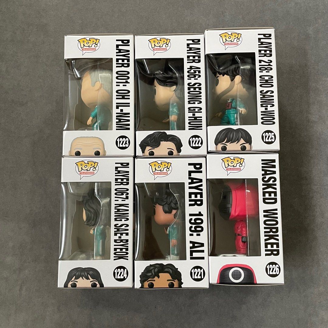 Squid Game Funko (Full Set) (Category: Designer & Blind Box Toys) located in Quezon City. Submitted by mixnmatchmnl (Listing ID 1373032692, Image 2). Description: .