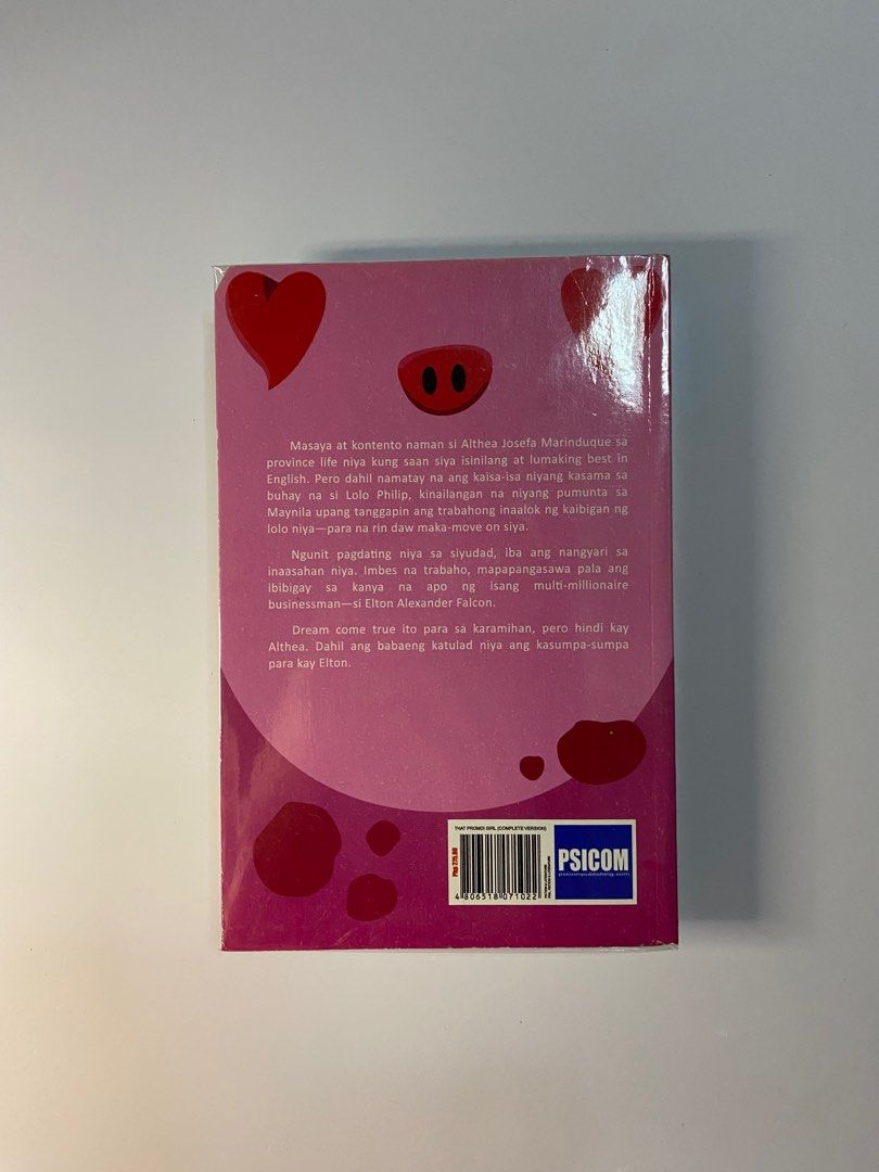 That Promdi Girl Complete Version by Sic Santos (Category: Storybooks) located in Mabalacat. Submitted by _riripreloved (Listing ID 1372941263, Image 2). Description: Used once only (after finishing the book i kept it on my storage) .