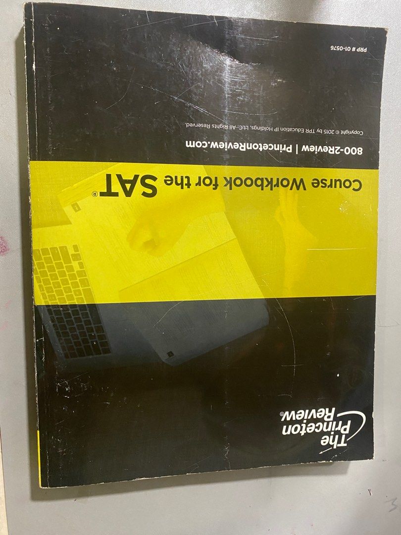 The Princeton Review Course Workbook for the SAT (Category: Textbooks) located in Makati City. Submitted by janceeo (Listing ID 1373044970, Image 2). Description: .