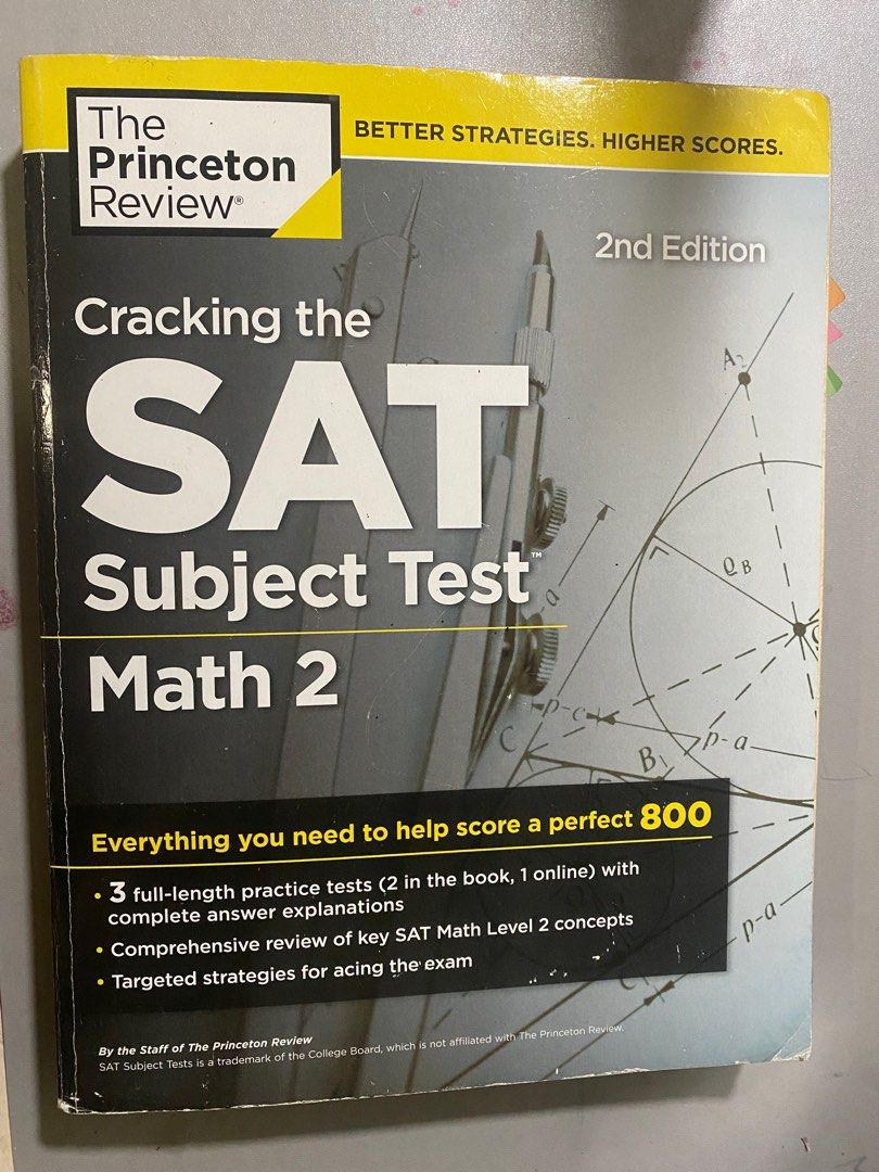The Princeton Review SAT Subject Test Math 2 (Category: Textbooks) located in Makati City. Submitted by janceeo (Listing ID 1373045001, Image 1). Description: .