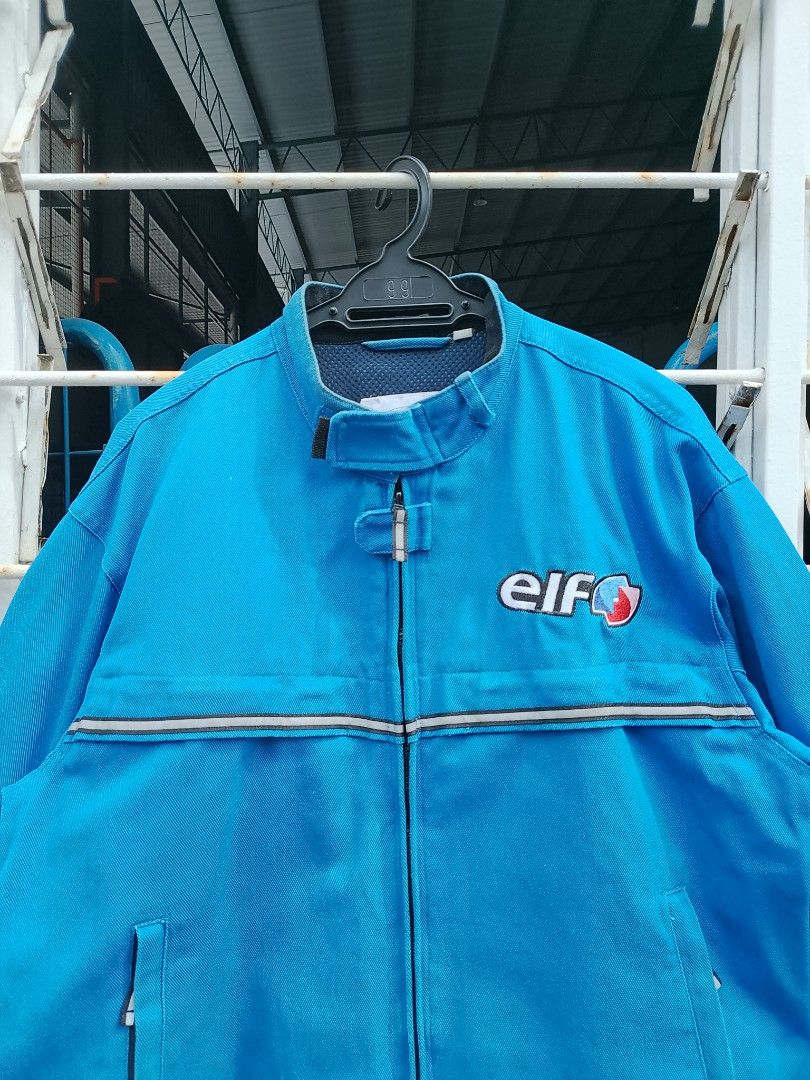 Vintage Elf Racing Jacket, Men's Fashion, Coats, Jackets and Outerwear ...