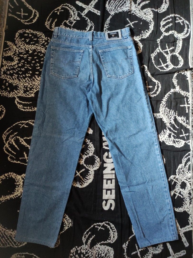 VINTAGE Versace Jeans Couture (Category: Jeans) located in Tayabas. Submitted by blowjmyspliff (Listing ID 1372895978, Image 2). Description: Vintage Versace Jeans Couture W - 34 L - 44 Color rate 9.5/10 "Shipping fee not included".