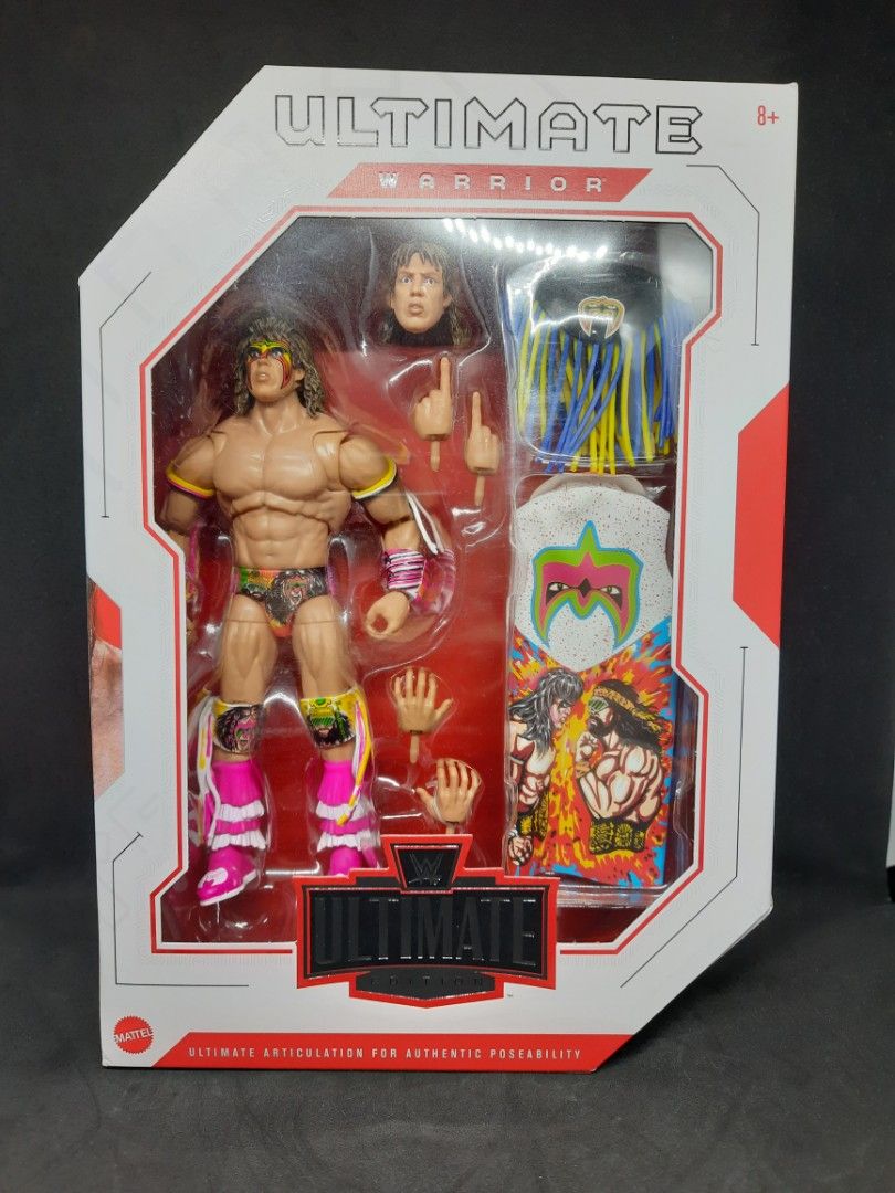 WWE Ultimate Edition 15 Ultimate Warrior (Category: Figurines & Statues) located in San Juan City. Submitted by ged06 (Listing ID 1372892746, Image 1). Description: Title: WWE Action Figures – Mattel| Brand New, Unopened | PRICE FIXED Description: Brand new and unopened WWE Action Figures for sale! All figures are complete with accessories. Please note that while the items are in brand new condition, there may be minor cosmetic imperfections on t