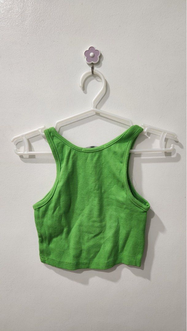 ZARA Green Tank Top (Category: Sleeveless) located in Taguig. Submitted by _handydandy (Listing ID 1372940860, Image 3). Description: Never worn, no tag.