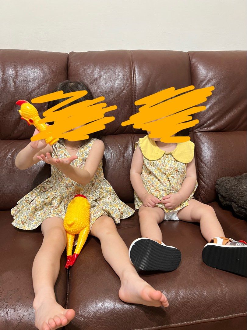 由 edith93082 (刊登 ID 1373220196，圖片 3) 提交，位於 新竹縣 (Hsinchu County) 的 黃色碎花包屁褲18-24m (類別：嬰兒及兒童流行時尚)，說明： 長度大約穿到75cm。