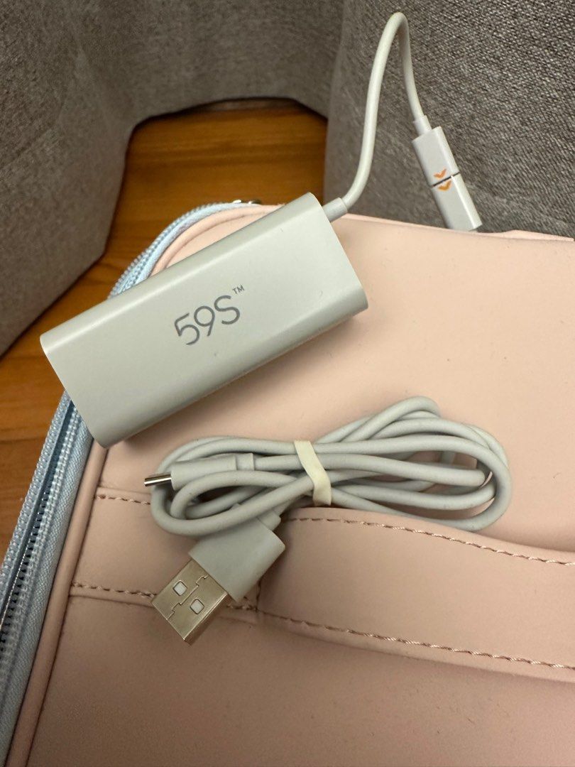59s portable sterilizer (Category: Breastfeeding & Bottle Feeding) located in Singapore. Submitted by oparadise (Listing ID 1373205505, Image 2). Description: Comes with a power bank Sterilizer only used to sterilize baby bottles and pacifier Not heavily used as we bought it only for a short trip but has not travelled since..