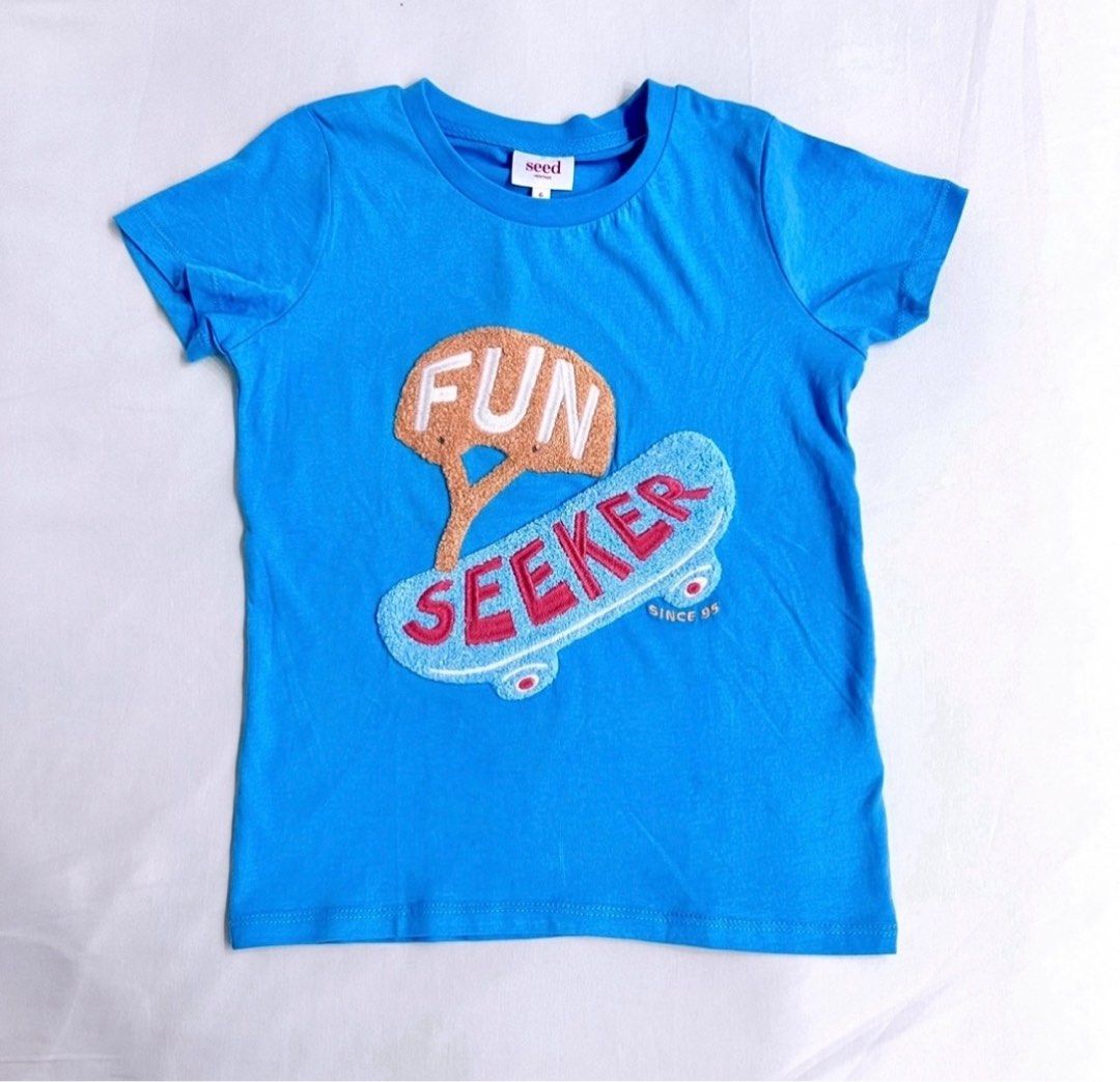 6yo Seed Heritage blue tshirt (Category: Babies & Kids Fashion) located in Singapore. Submitted by newleaf24 (Listing ID 1373203070, Image 1). Description: Condition: brand new with tag Original price: $34.95 $3.20 apply for tracked postage.