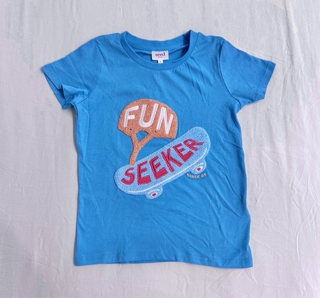 6yo Seed Heritage blue tshirt (Category: Babies & Kids Fashion) located in Singapore. Submitted by newleaf24 (Listing ID 1373203070, Image 3). Description: Condition: brand new with tag Original price: $34.95 $3.20 apply for tracked postage.