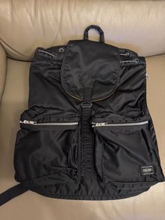 95% new porter tanker backpack 16L black rucksack drawstring black drawstring nylon backpack school bag backpack629767205509141117