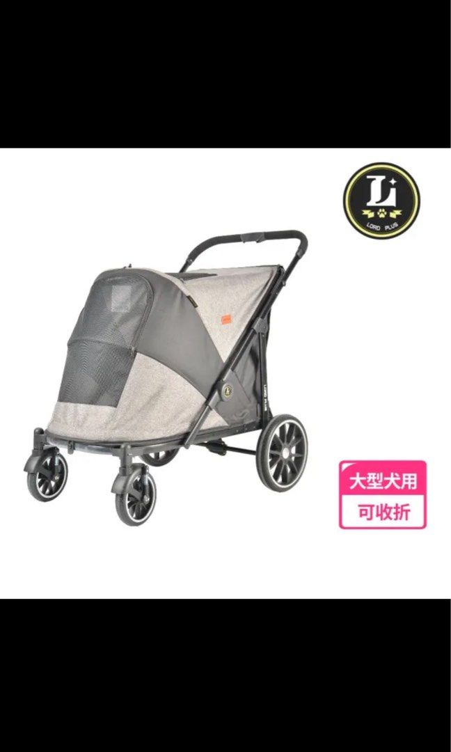 由 matilda1025 (刊登 ID 1373200123，圖片 1) 提交，位於 高雄市 (Kaohsiung) 的 尊爵大型寵物推車 (類別：寵物及其他)，說明：買來只有在室內推過一次 養貓咪發現買太大台了 可以承受48公斤。